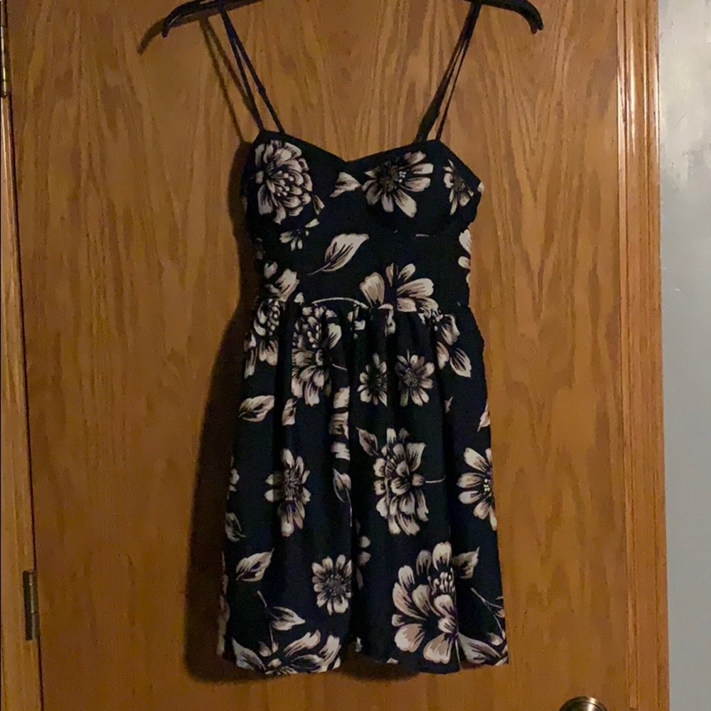 Spaghetti strap flower dress